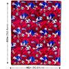 imageHot Wheels Kids Bedding Super Soft Plush Throw Blanket 46 in x 60 in Officially Licensed Product by FrancoSonic the Hedgehog Soccer