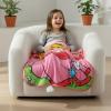 imageHot Wheels Kids Bedding Super Soft Plush Throw Blanket 46 in x 60 in Officially Licensed Product by FrancoSuper Mario Princess Peach