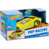 imageHot Wheels Pop Racers Car Exotique Toy Vehicle 7Inch Yellow Motorized Toy Car Lights Sounds Pops Wheelies Kids Toys for Ages 3 Up by Just Play