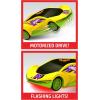 imageHot Wheels Pop Racers Car Exotique Toy Vehicle 7Inch Yellow Motorized Toy Car Lights Sounds Pops Wheelies Kids Toys for Ages 3 Up by Just Play