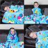 imageMonster Trucks x Hot Wheels Kids Bedding Super Soft Plush Throw Blanket 46 in x 60 in Officially Licensed Product by FrancoBaby Shark