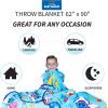 imageMonster Trucks x Hot Wheels Kids Bedding Super Soft Plush Throw Blanket 46 in x 60 in Officially Licensed Product by FrancoBaby Shark