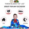 imageMonster Trucks x Hot Wheels Kids Bedding Super Soft Plush Throw Blanket 46 in x 60 in Officially Licensed Product by FrancoMario