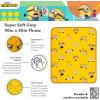 imageMonster Trucks x Hot Wheels Kids Bedding Super Soft Plush Throw Blanket 46 in x 60 in Officially Licensed Product by FrancoMinions the Rise of Gru  Expressions