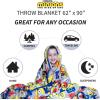 imageMonster Trucks x Hot Wheels Kids Bedding Super Soft Plush Throw Blanket 46 in x 60 in Officially Licensed Product by FrancoMinions the Rise of Gru