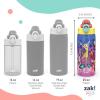 imageZak Designs Mattel Hot Wheels Sage Kids Water Bottle For School or Travel 16oz Durable Plastic Water Bottle With Straw Handle and LeakProof PopUp Spout Cover Hot WheelsInside Out 2