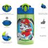 imageZak Designs Mattel Hot Wheels Sage Kids Water Bottle For School or Travel 16oz Durable Plastic Water Bottle With Straw Handle and LeakProof PopUp Spout Cover Hot WheelsPaw Patrol