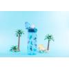 imageZak Designs Mattel Hot Wheels Sage Kids Water Bottle For School or Travel 16oz Durable Plastic Water Bottle With Straw Handle and LeakProof PopUp Spout Cover Hot WheelsStitch