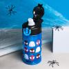 imageZak Designs Mattel Hot Wheels Sage Kids Water Bottle For School or Travel 16oz Durable Plastic Water Bottle With Straw Handle and LeakProof PopUp Spout Cover Hot WheelsSpidey Spidey and His Amazing Friends