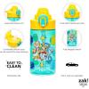imageZak Designs Mattel Hot Wheels Sage Kids Water Bottle For School or Travel 16oz Durable Plastic Water Bottle With Straw Handle and LeakProof PopUp Spout Cover Hot WheelsPAW Patrol Chase  Marshall  Skye  Rubble  Everest