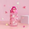 imageZak Designs Mattel Hot Wheels Sage Kids Water Bottle For School or Travel 16oz Durable Plastic Water Bottle With Straw Handle and LeakProof PopUp Spout Cover Hot WheelsFlower Power