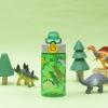 imageZak Designs Mattel Hot Wheels Sage Kids Water Bottle For School or Travel 16oz Durable Plastic Water Bottle With Straw Handle and LeakProof PopUp Spout Cover Hot WheelsDino
