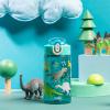 imageZak Designs Mattel Hot Wheels Sage Kids Water Bottle For School or Travel 16oz Durable Plastic Water Bottle With Straw Handle and LeakProof PopUp Spout Cover Hot WheelsDinosaur