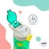 imageZak Designs Mattel Hot Wheels Sage Kids Water Bottle For School or Travel 16oz Durable Plastic Water Bottle With Straw Handle and LeakProof PopUp Spout Cover Hot WheelsBarbie