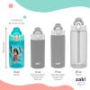 imageZak Designs Mattel Hot Wheels Sage Kids Water Bottle For School or Travel 16oz Durable Plastic Water Bottle With Straw Handle and LeakProof PopUp Spout Cover Hot WheelsDisney Moana Moana  Maui