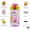 imageZak Designs Mattel Hot Wheels Sage Kids Water Bottle For School or Travel 16oz Durable Plastic Water Bottle With Straw Handle and LeakProof PopUp Spout Cover Hot WheelsPeppa Pig