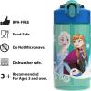 imageZak Designs Mattel Hot Wheels Sage Kids Water Bottle For School or Travel 16oz Durable Plastic Water Bottle With Straw Handle and LeakProof PopUp Spout Cover Hot WheelsElsa  Anna