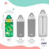imageZak Designs Mattel Hot Wheels Sage Kids Water Bottle For School or Travel 16oz Durable Plastic Water Bottle With Straw Handle and LeakProof PopUp Spout Cover Hot WheelsDino