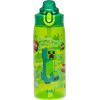 imageZak Designs Mattel Hot Wheels Sage Kids Water Bottle For School or Travel 16oz Durable Plastic Water Bottle With Straw Handle and LeakProof PopUp Spout Cover Hot WheelsMinecraft Creeper