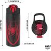 imageZak Designs Mattel Hot Wheels Sage Kids Water Bottle For School or Travel 16oz Durable Plastic Water Bottle With Straw Handle and LeakProof PopUp Spout Cover Hot WheelsMarvel SpiderMan