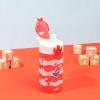 imageZak Designs Mattel Hot Wheels Sage Kids Water Bottle For School or Travel 16oz Durable Plastic Water Bottle With Straw Handle and LeakProof PopUp Spout Cover Hot WheelsDr Seuss The Cat in the Hat