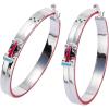 imageAlex and Ani Hot Wheels EarringsRacecar Hoop Shiny Silver