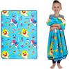 imageMonster Trucks x Hot Wheels Kids Bedding Super Soft Plush Throw Blanket 46 in x 60 in Officially Licensed Product by FrancoBaby Shark