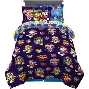imageHot Wheels Girls Kids Bedding Super Soft Comforter and Sheet Set with Sham 7 Piece Full Size Officially Licensed Product By FrancoPaw Patrol Movie