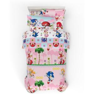 imageHot Wheels Girls Kids Bedding Super Soft Comforter and Sheet Set with Sham 7 Piece Full Size Officially Licensed Product By FrancoSonic the Hedgehog Girl