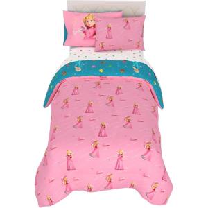 imageHot Wheels Girls Kids Bedding Super Soft Comforter and Sheet Set with Sham 7 Piece Full Size Officially Licensed Product By FrancoThe Super Mario Galaxy Movie  Princess Peach