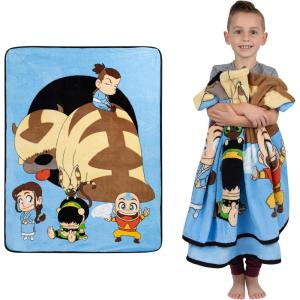 imageHot Wheels Kids Bedding Super Soft Plush Throw Blanket 46 in x 60 in Officially Licensed Product by FrancoAvatar the Last Airbender