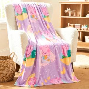 imageHot Wheels Kids Bedding Super Soft Plush Throw Blanket 46 in x 60 in Officially Licensed Product by FrancoPeppa Pig  Baby Evie