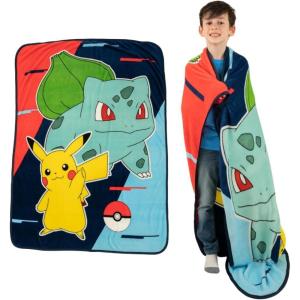 imageHot Wheels Kids Bedding Super Soft Plush Throw Blanket 46 in x 60 in Officially Licensed Product by FrancoPokemon