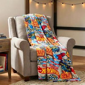 imageMonster Trucks x Hot Wheels Kids Bedding Super Soft Plush Throw Blanket 46 in x 60 in Officially Licensed Product by FrancoHot Wheels