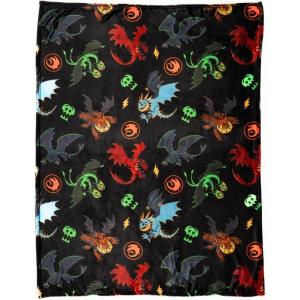 imageMonster Trucks x Hot Wheels Kids Bedding Super Soft Plush Throw Blanket 46 in x 60 in Officially Licensed Product by FrancoHow to Train Your Dragon  Flying Dragons