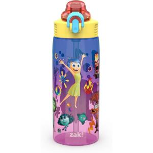 imageZak Designs Mattel Hot Wheels Sage Kids Water Bottle For School or Travel 16oz Durable Plastic Water Bottle With Straw Handle and LeakProof PopUp Spout Cover Hot WheelsInside Out 2