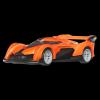 imageHot Wheels Premium Car Culture Collectible Toy Car 164 Scale DieCast McLaren Solus GT Eurospeed Vehicle with Real Riders Tires
