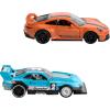 imageHot Wheels PullBack Speeders Set of 2 Toy Cars in 143 Scale Pull Cars Backward amp Release HighPerformance Collectible with Rolomatic Engine or Door or Hood That Opens
