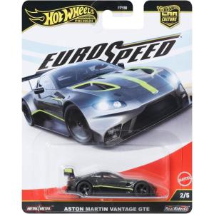 imageHot Wheels Car Culture Premium 164 Scale DieCast Toy Aston Martin Vantage GTE with Real Riders Tires amp MetalMetal Body amp Chassis Eurospeed