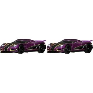 imageHot Wheels Premium Car Culture Collectible Toy Car 164 Scale DieCast Koenigsegg Agera R Timeless Icons Vehicle with Real Riders Tires256 Inches Pack of 2