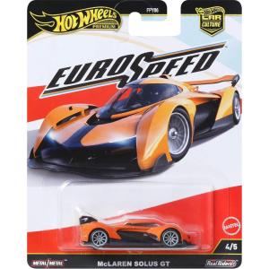 imageHot Wheels Premium Car Culture Collectible Toy Car 164 Scale DieCast McLaren Solus GT Eurospeed Vehicle with Real Riders Tires