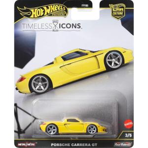 imageHot Wheels Premium Car Culture Collectible Toy Car 164 Scale DieCast Porsche Carrera GT Timeless Icons Vehicle with Real Riders Tires
