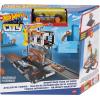 imageHot Wheels City Toy Car Track Set Downtown Repair Station Playset with 164 Scale Vehicle Working Lift amp Launcher