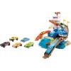 imageHot Wheels Toy Car Track Set Color Shifters Sharkport Showdown 164 Scale Car with Repeat ColorChange FeaturePlayset