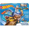 imageHot Wheels Toy Car Track Set Color Shifters Sharkport Showdown 164 Scale Car with Repeat ColorChange FeaturePlayset