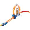 imageHot Wheels Toy Car Track Set Track Builder Playset Total Turbo Takeover with 164 Scale Vehicle Motorized Booster amp Multiple ConfigurationsPlayset