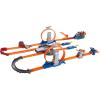 imageHot Wheels Toy Car Track Set Track Builder Playset Total Turbo Takeover with 164 Scale Vehicle Motorized Booster amp Multiple ConfigurationsPlayset