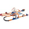 imageHot Wheels Toy Car Track Set Track Builder Playset Total Turbo Takeover with 164 Scale Vehicle Motorized Booster amp Multiple ConfigurationsPlayset