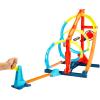 imageHot Wheels Toy Car Track Set Track Builder Unlimited Corkscrew Twist Kit Playset amp 164 Scale Vehicle 2 Ways to Race Connects to Other TracksCorkscrew Twist Track Set