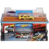 imageHot Wheels Toy Cars amp Track Set Race Case Playset with 2 Vehicles in 164 Scale Dual Launcher for SideBySide Racing amp Portable Storage Container